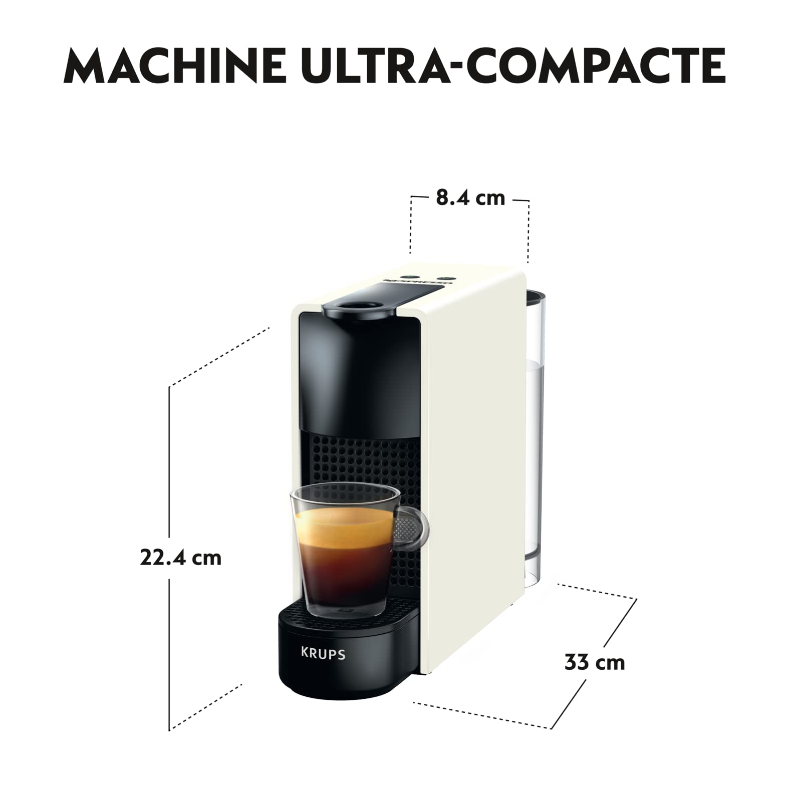 Machine à Café de Qualité Automatique Essenza Mini Blanche Cafetière Capsule de Café de Qualité YY2912FD