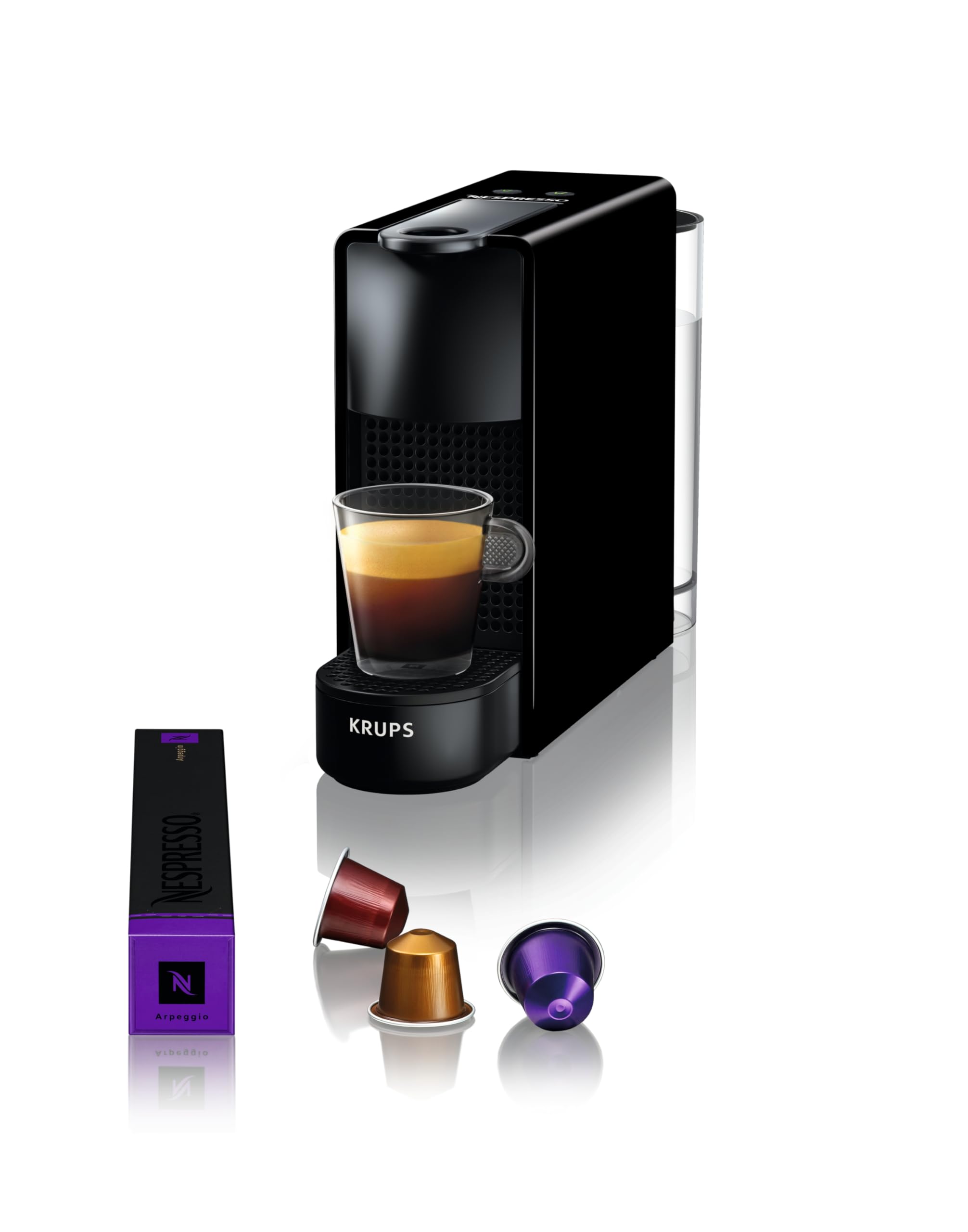 Machine à Café de Qualité Automatique Essenza Mini Noir Cafetière à Capsules YY2910FD