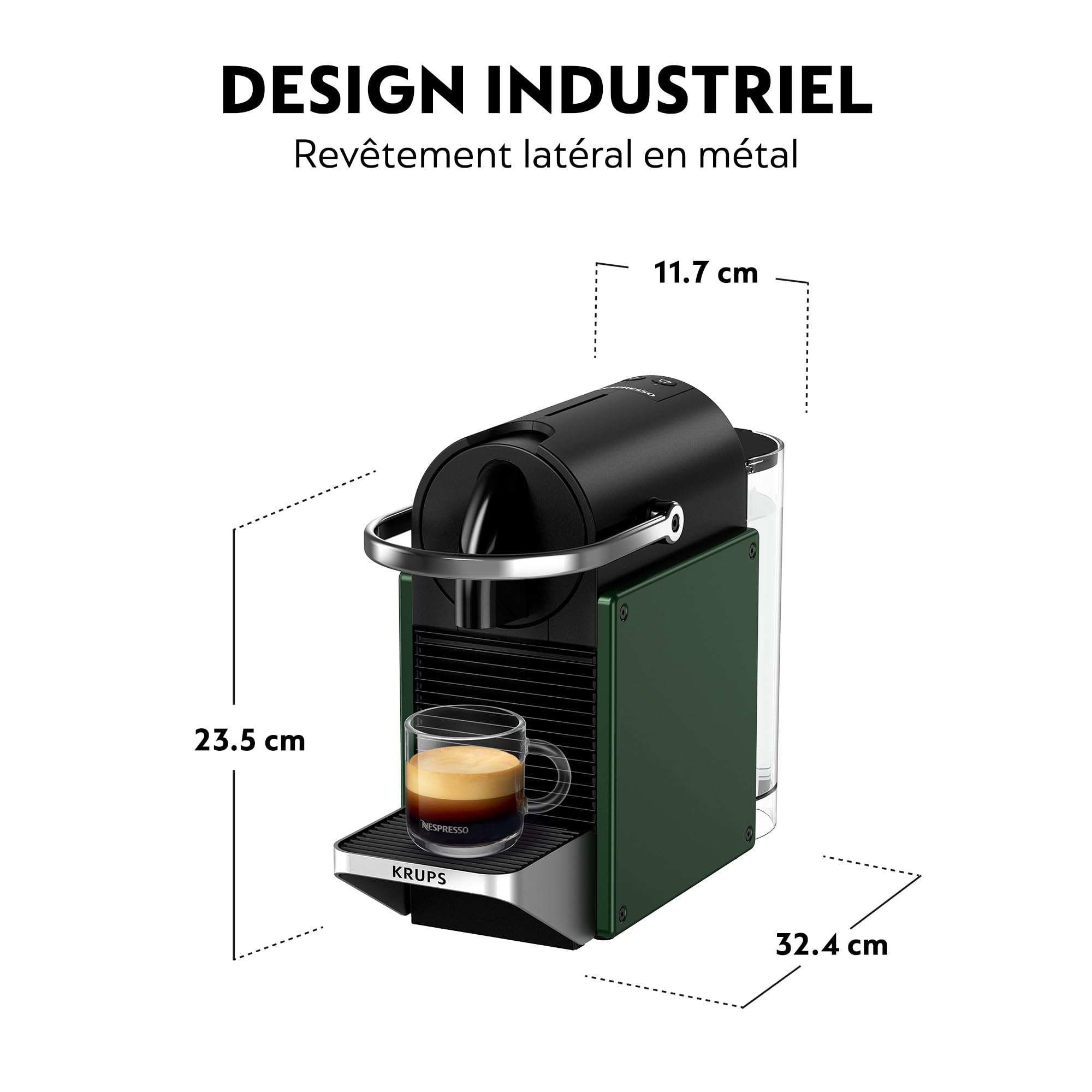 Machine á café Pixie Vert foncé YY5291FD