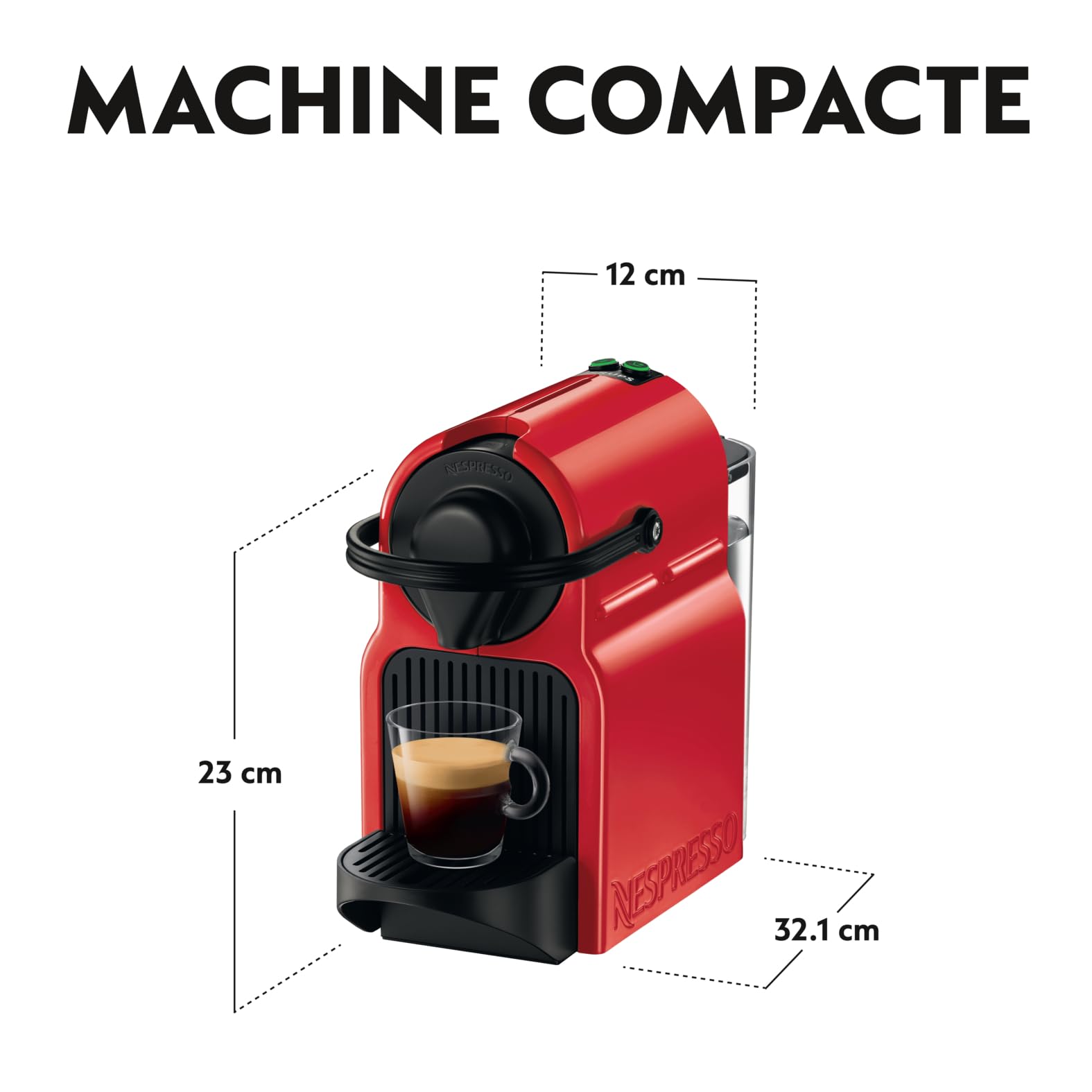 Machine à café Inissia rouge, Cafetiere YY1531FD, taglia unica