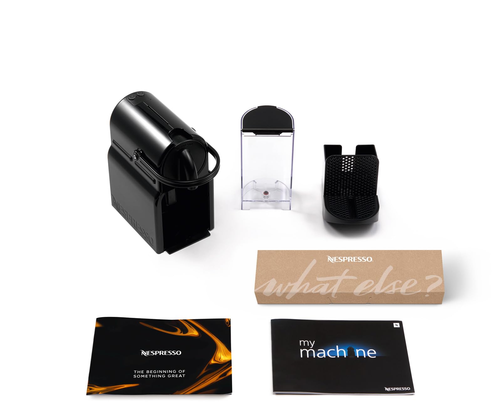 Inissia EN80.B, Machine à Café de Qualité Automatique Automatique, Machine à Capsules, Noir, 19 Bars, 1260W