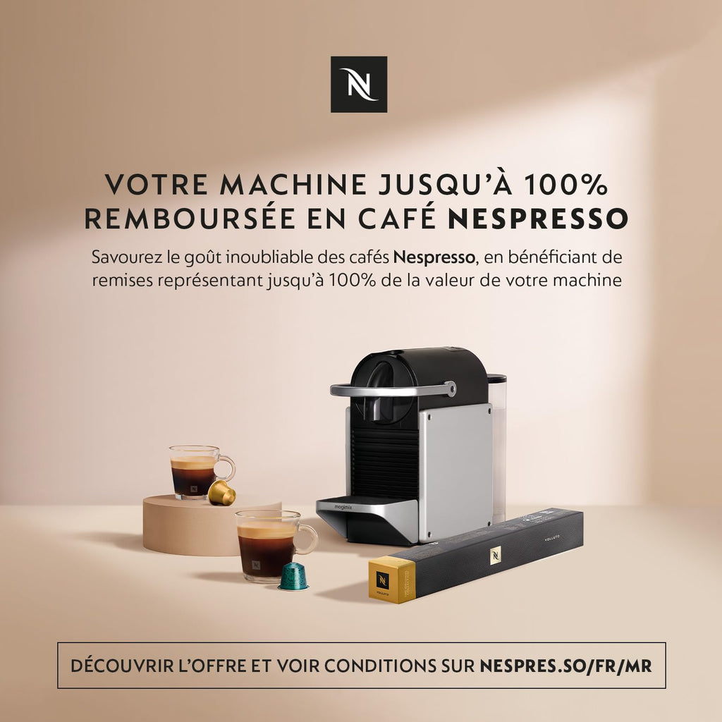Machine à Café de Qualité Automatique Inissia Blanche Cafetière Espresso YY1530FD