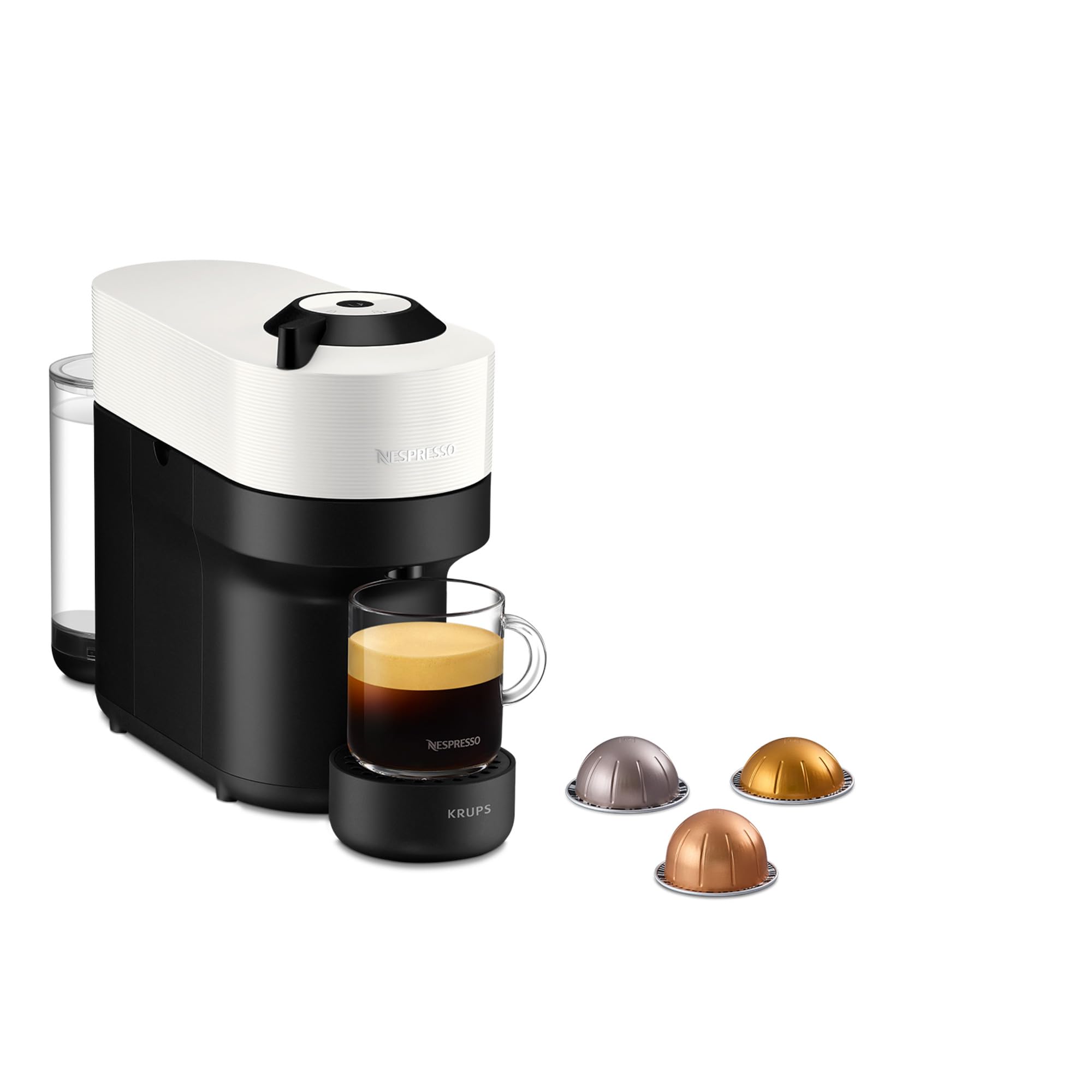 Machine à Café de Qualité Automatique Vertuo POP Blanche Cafetière à Capsules