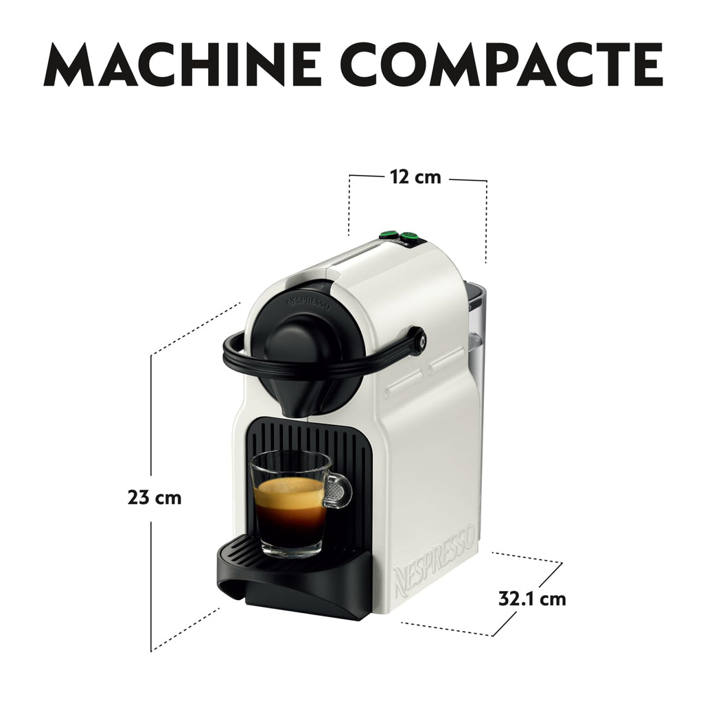 Machine à Café de Qualité Automatique Inissia Blanche Cafetière Espresso YY1530FD