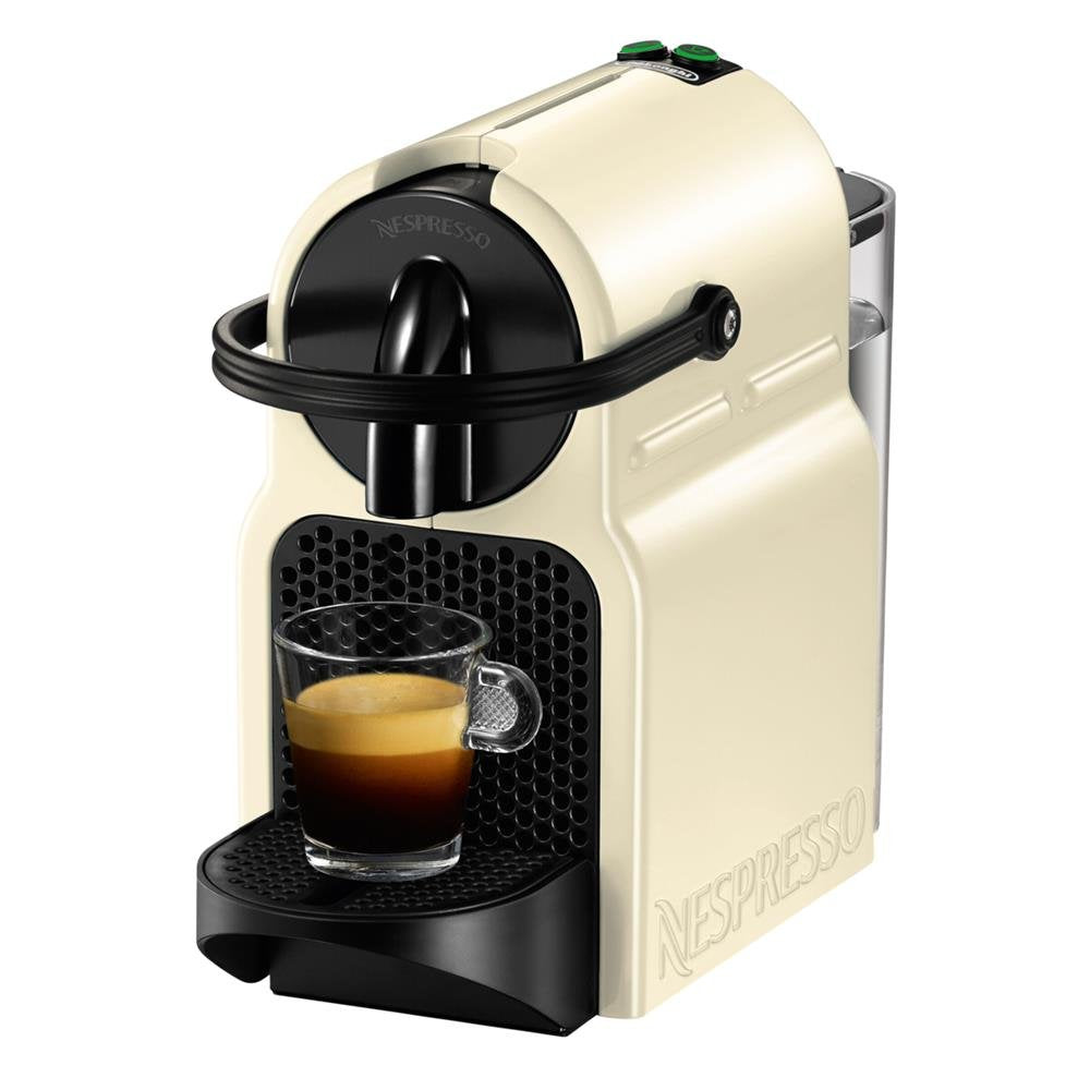 Inissia EN80.CW, Machine à Café de Qualité Automatique Automatique, 19 Bars, 1260W, Crème Vanille