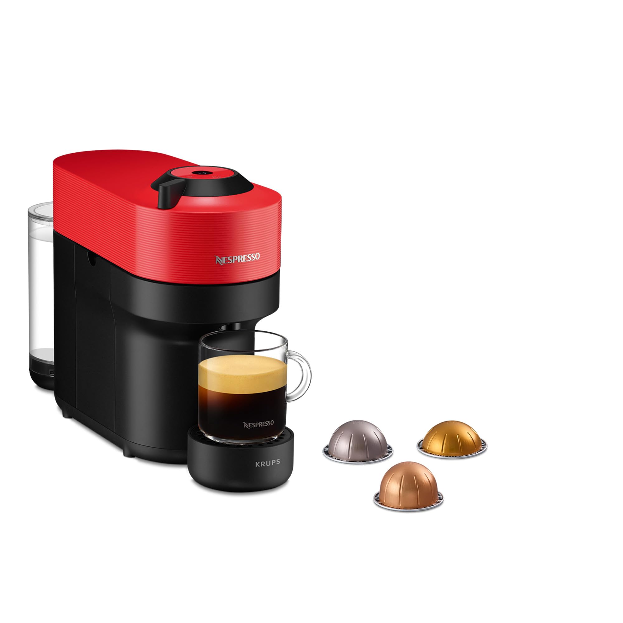 Machine à Café de Qualité Automatique Vertuo POP Rouge Cafetière à Capsules